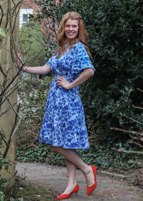 Conti Blue Floral Dress