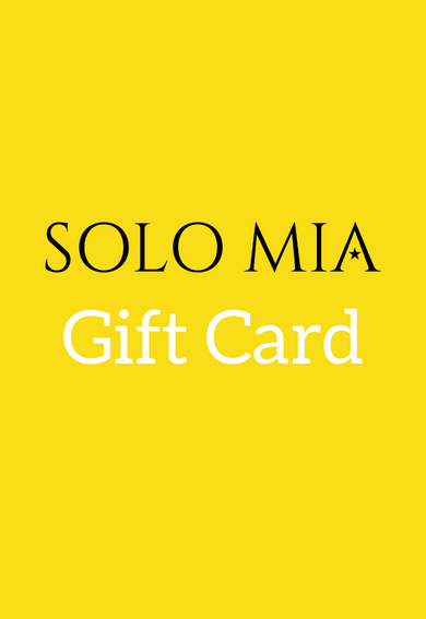 Solo Mia Gift Card