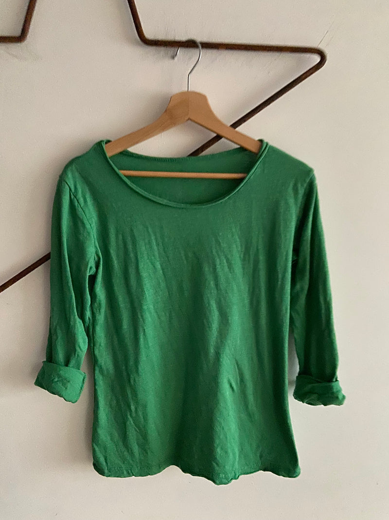 Strati cotton Long Sleeve Top
