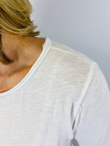 Strati cotton Long Sleeve Top