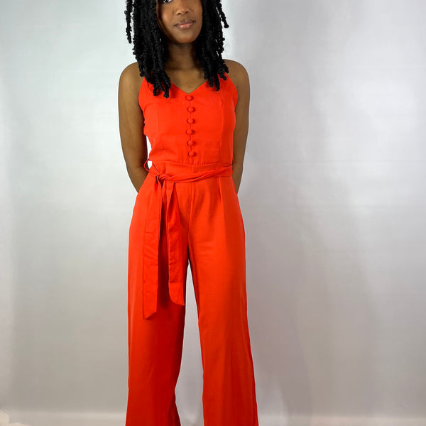 Conti Orange Jumpsuit Solo Mia