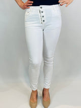 Kylie Trousers White