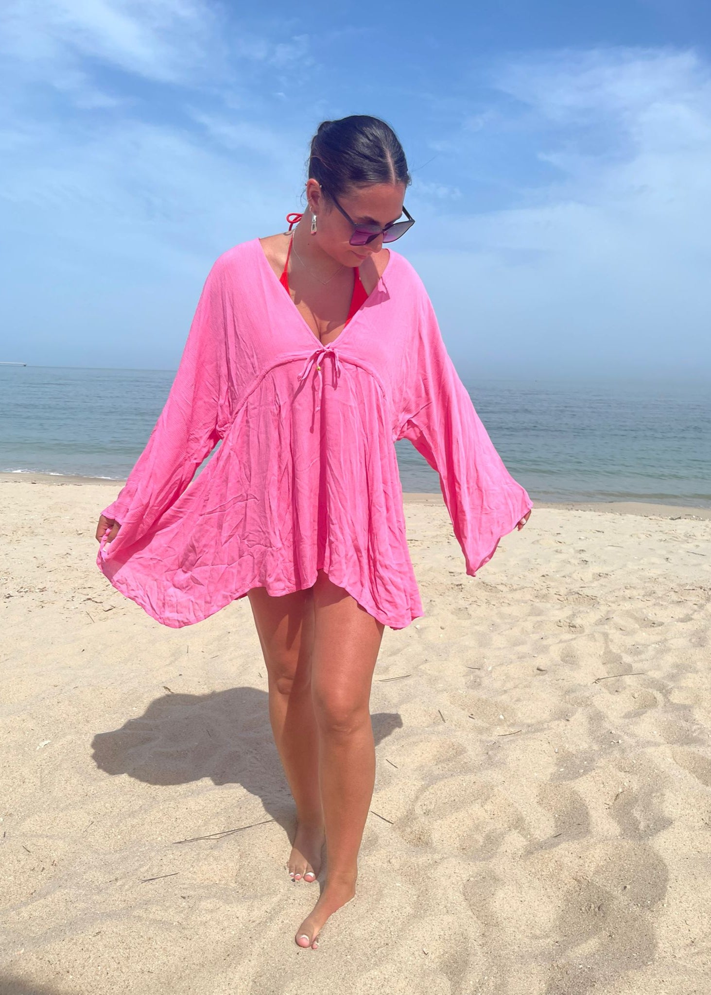 skye kaftan dress